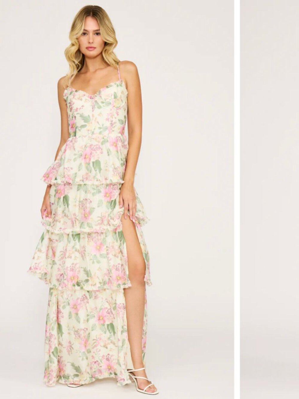 NWT Guinevere Tiered Dress - Floral, size S